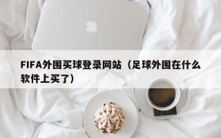 FIFA外围买球登录网站（足球外围在什么软件上买了）