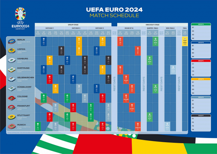 欧洲杯2024决赛时间表揭晓！_乐球直播-第1张图片-2024年欧洲杯直播_欧洲杯直播平台-全程精彩直播